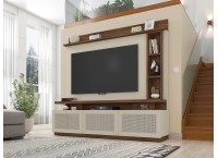 MEUBLE TV TELLUS 3 PTS HAVANA / OFF WHITE